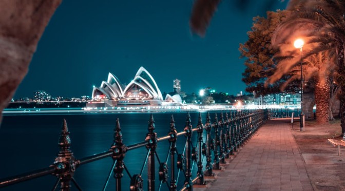 Sydney australia di notte